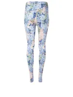 Olympus High Waisted Midi Leggings Bouquet Floral Print