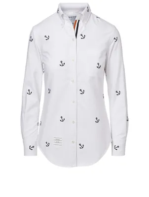 Anchor Embroidery Oxford Shirt