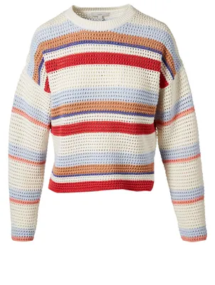 Diza Striped Knit Sweater