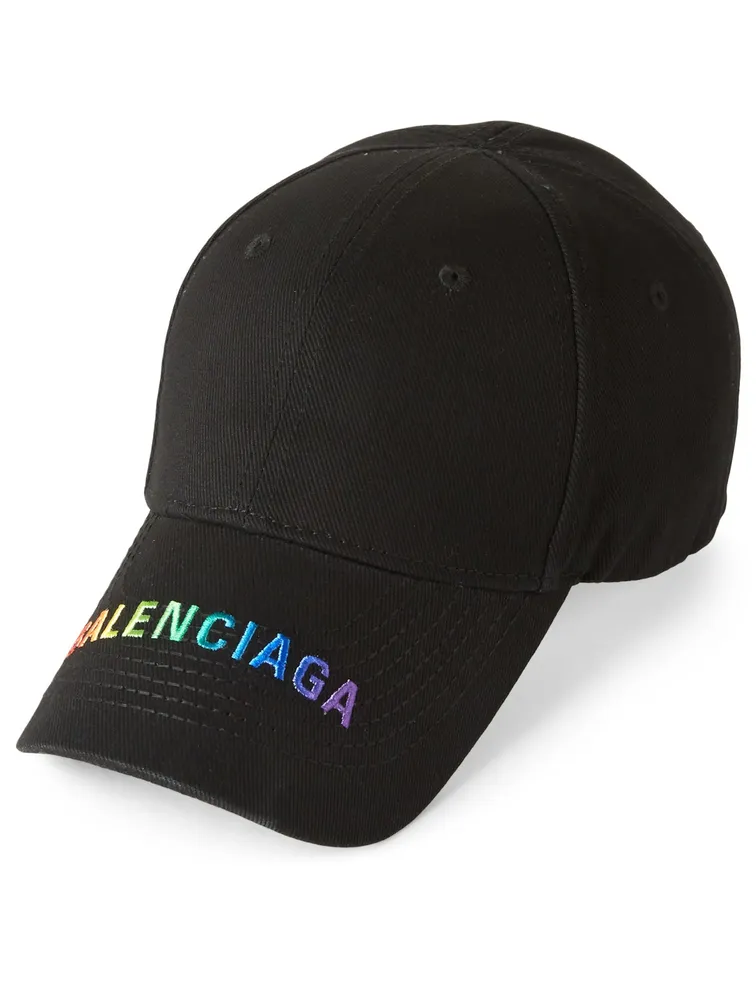 Ball Cap With Rainbow Logo