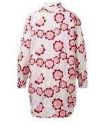 4 Moncler Simone Rocha Embroidered Button-Up Shirt