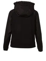 4 Moncler Simone Rocha Ruffled Zip-Up Hoodie