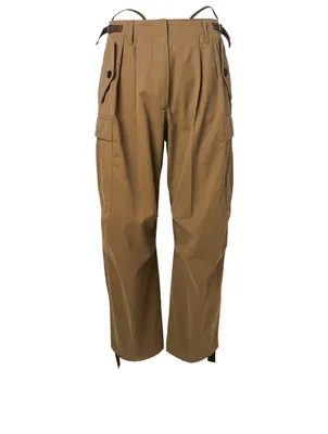 Cargo Pants With Strap Detail