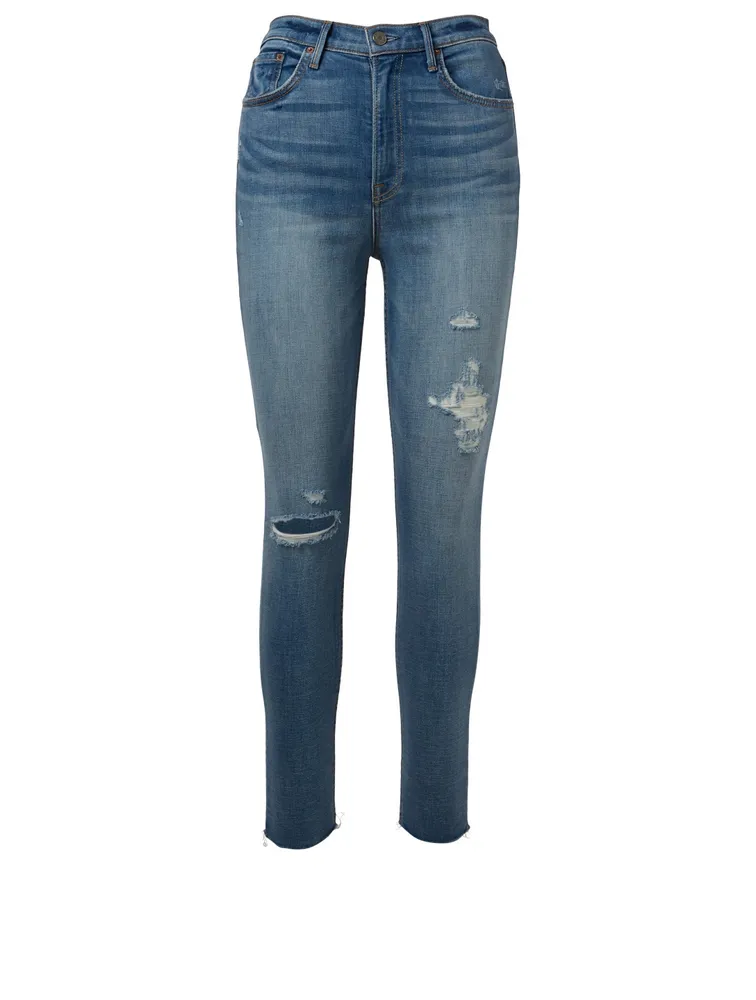Kendall High-Rise Cropped Skinny Jeans