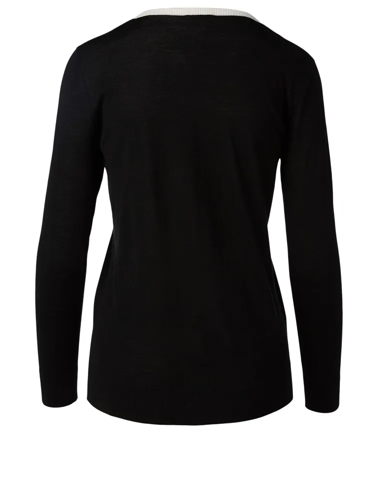Wool V-Neck Sweater