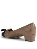 Vara Quilted Leather Pumps