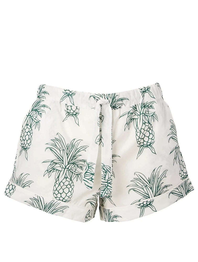 Howie Pineapple Short Pajama Set