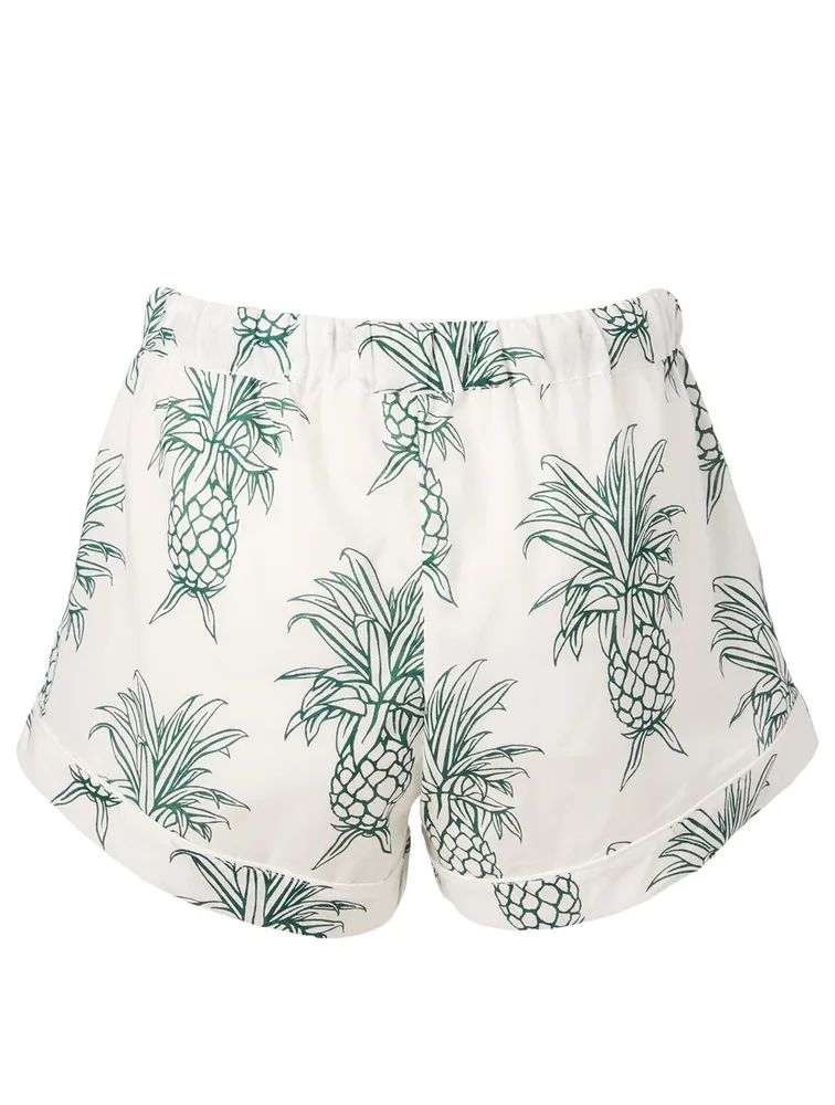 Howie Pineapple Short Pajama Set