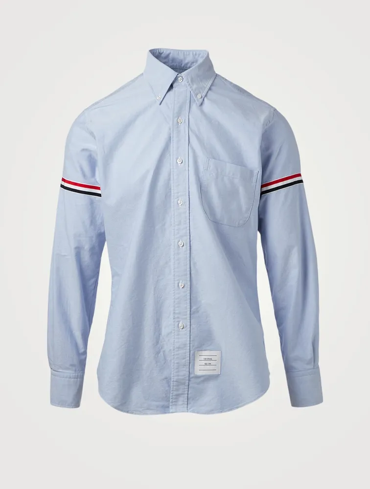 Cotton Four-Bar Stripe Shirt