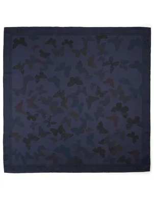 Silk Scarf In Butterfly Print