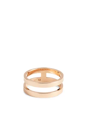 Berbère Rose Gold Double Band Ring