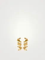 Fireworks 18K Gold Earrings With Diamonds