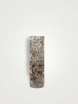 Prada Sterling Silver Paperclip Motif Money Clip