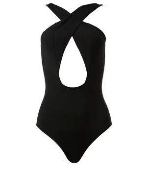 Crisscross One-Piece Swimsuit