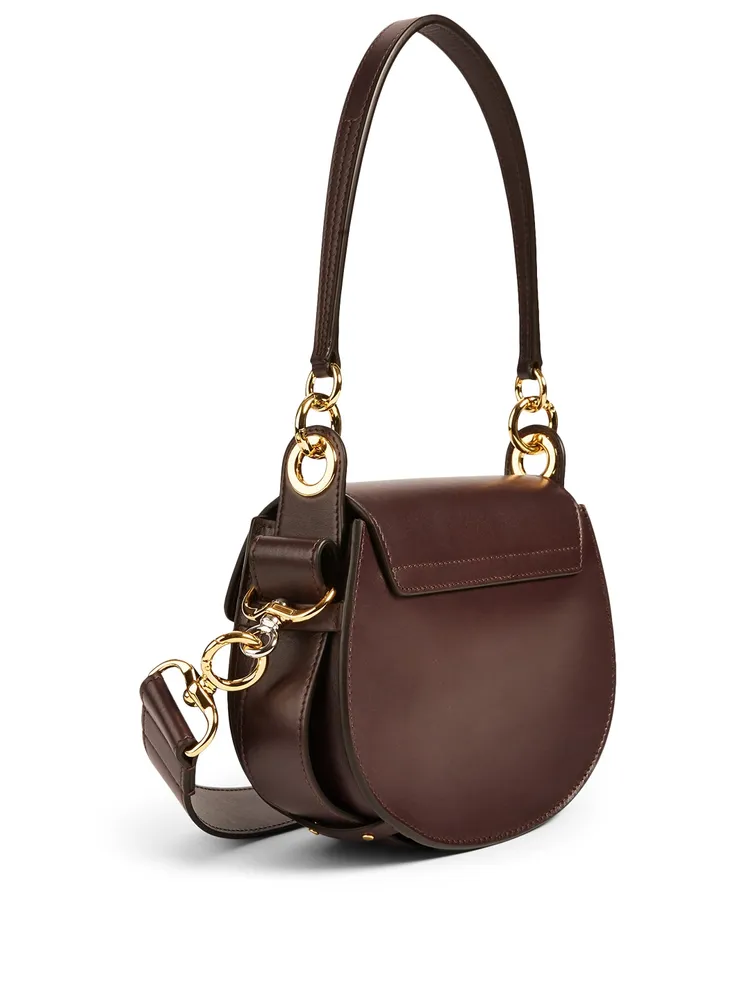 Small Tess Leather Saddle Bag