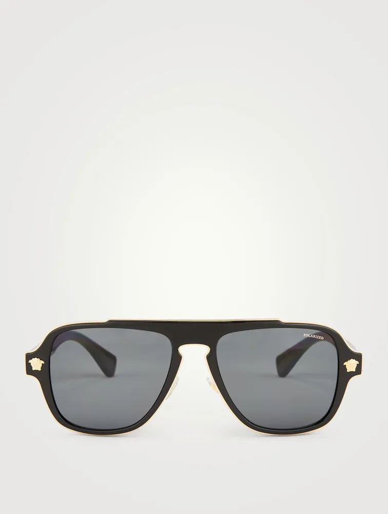 Medusa Charm Aviator Sunglasses