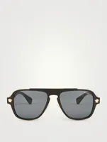 Medusa Charm Aviator Sunglasses