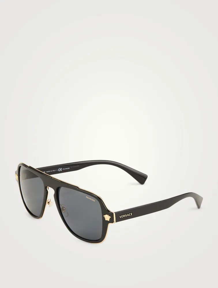 Medusa Charm Aviator Sunglasses