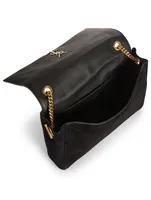 Medium Kate YSL Monogram Reversible Suede And Leather Chain Wallet Bag