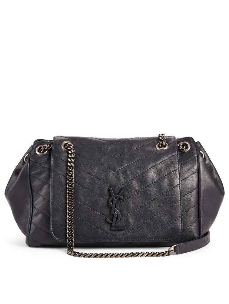 Medium Nolita YSL Monogram Leather Chain Bag