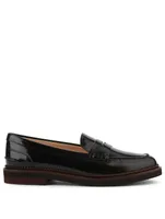 Shiny Leather Loafers