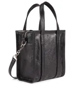 XXS Bazar Leather Logo Shopper Bag