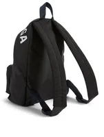 Small Wheel Nylon Backpack