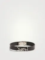 Opyum YSL Monogram Leather Bracelet