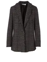 Cotton Tweed Blazer