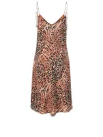 Cicely Slip Dress Animal Print