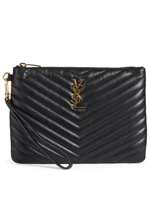 Lou YSL Monogram Leather Pouch With Strap