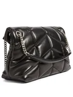 Small Loulou YSL Monogram Leather Puffer Bag