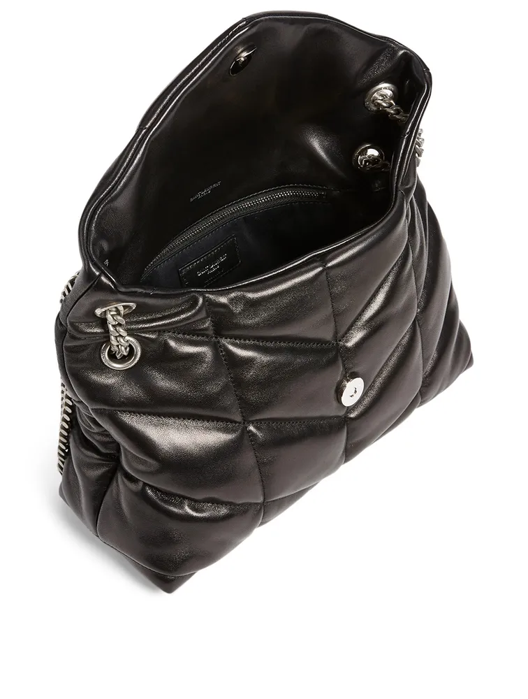 Small Loulou YSL Monogram Leather Puffer Bag