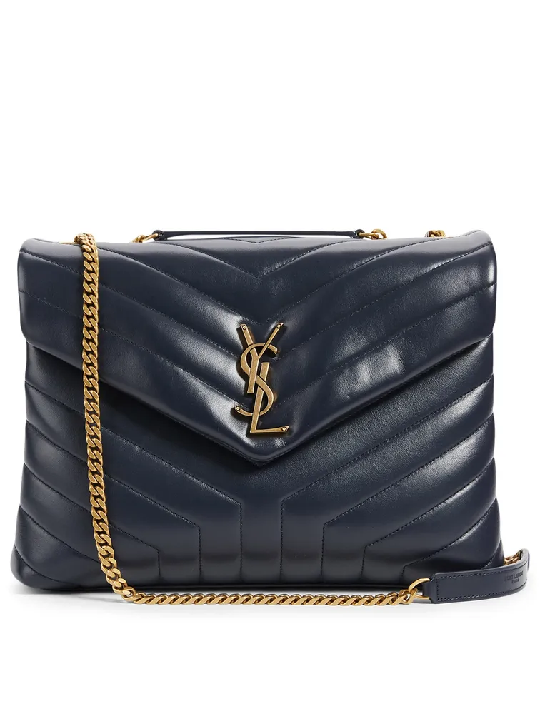 Small Loulou YSL Monogram Leather Chain Bag