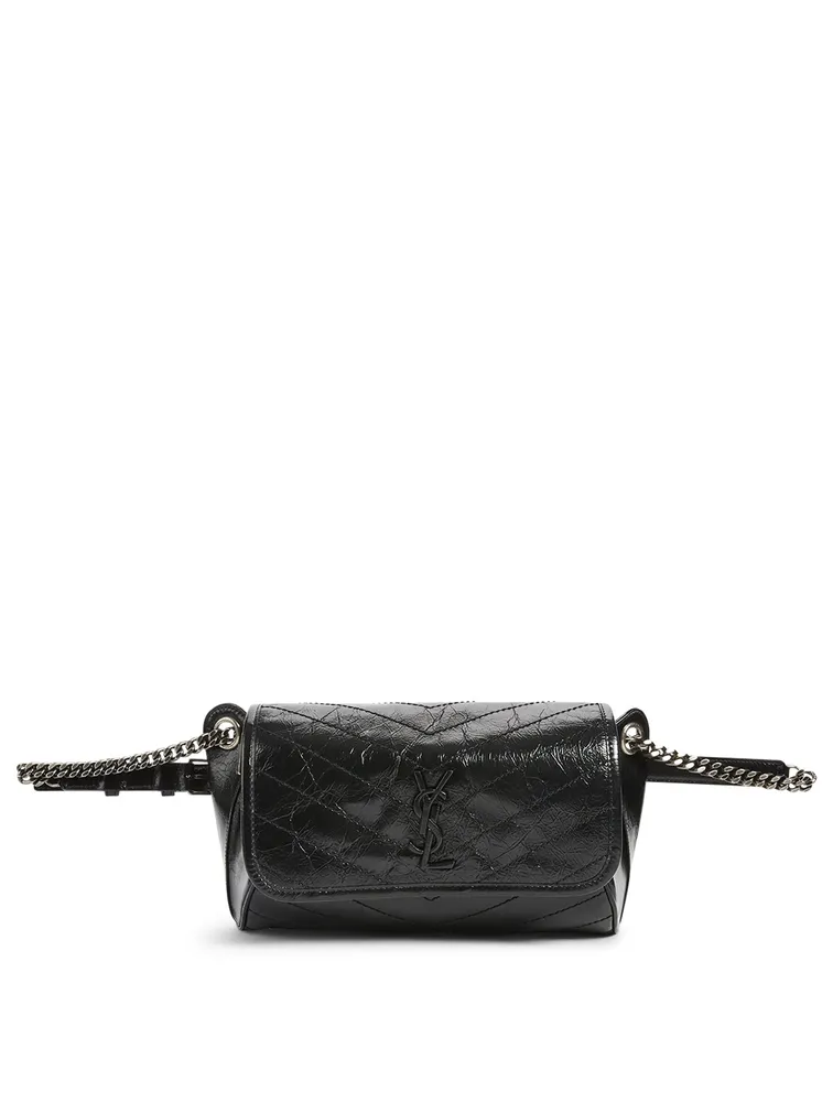 Niki YSL Monogram Leather Belt Bag