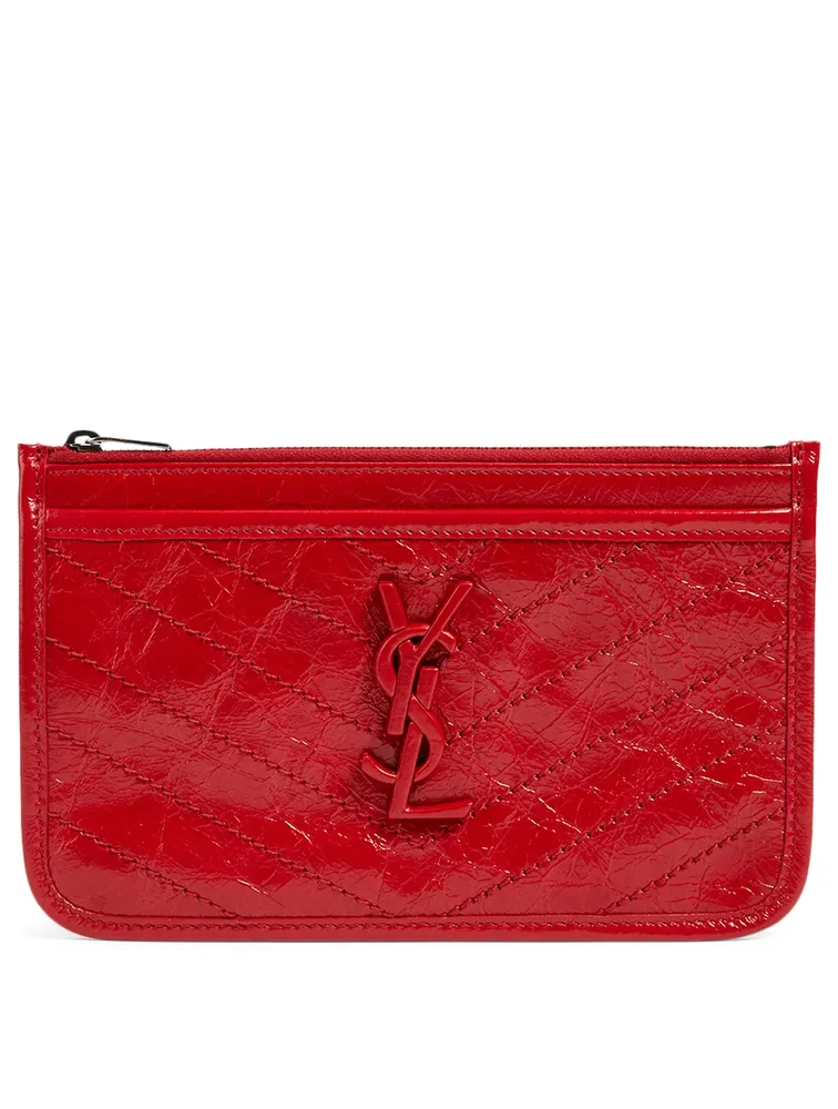 Niki YSL Monogram Leather Pouch