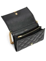 Becky YSL Monogram Leather Chain Wallet Bag