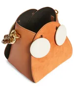 Pepper Colourblock Leather And Suede Bucket Bag