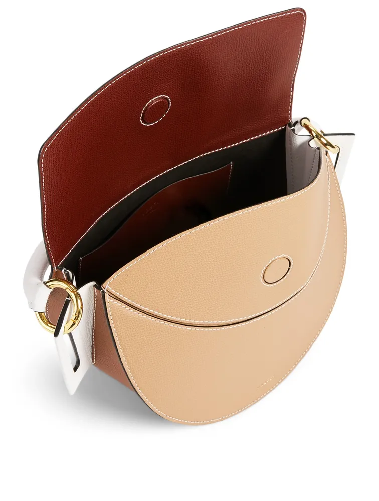 Dip Colourblock Leather Bag