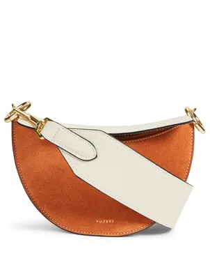 Doris Leather And Suede Bag