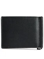 Leather Wallet With Money Clip