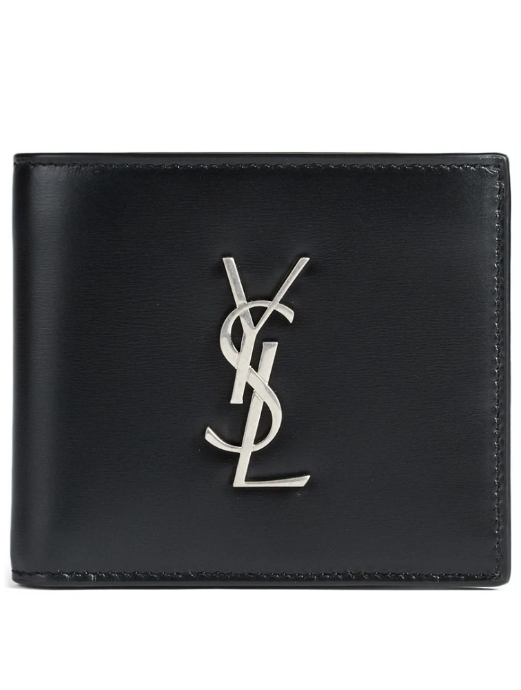 Monogram East/West Leather Bifold Wallet