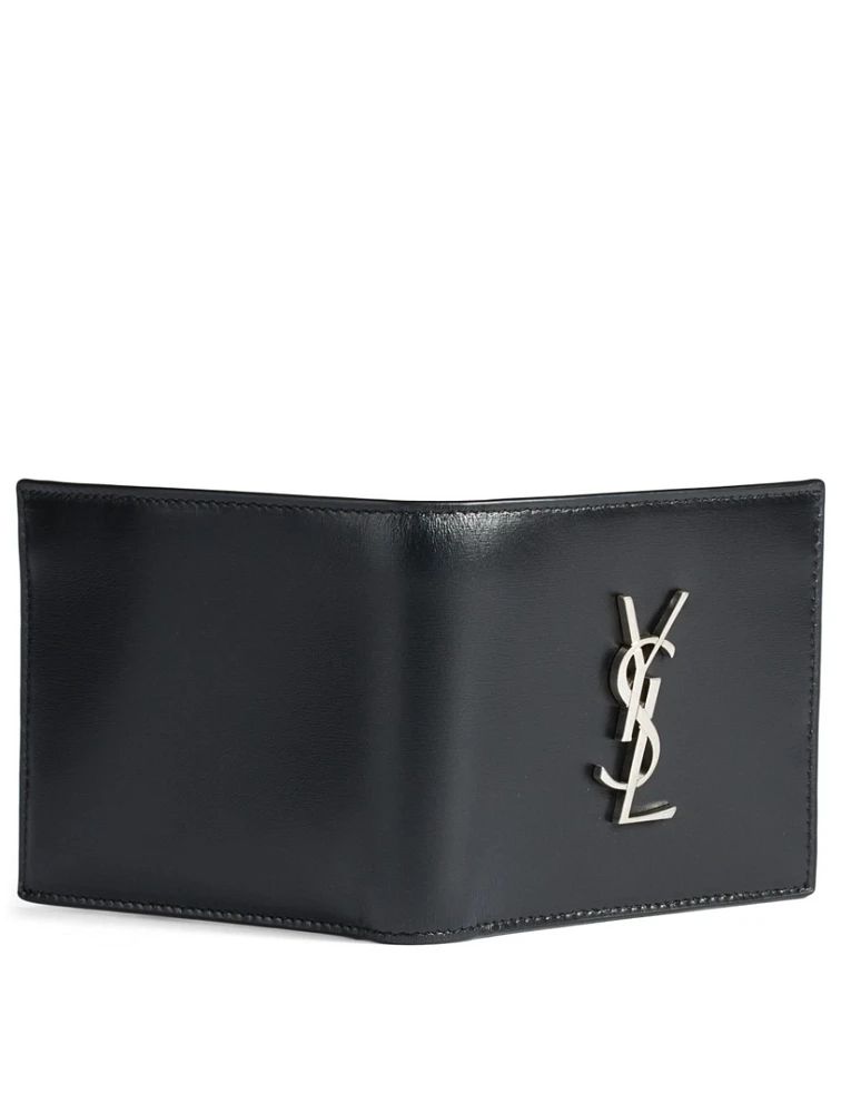 Monogram East/West Leather Bifold Wallet