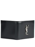Monogram East/West Leather Bifold Wallet
