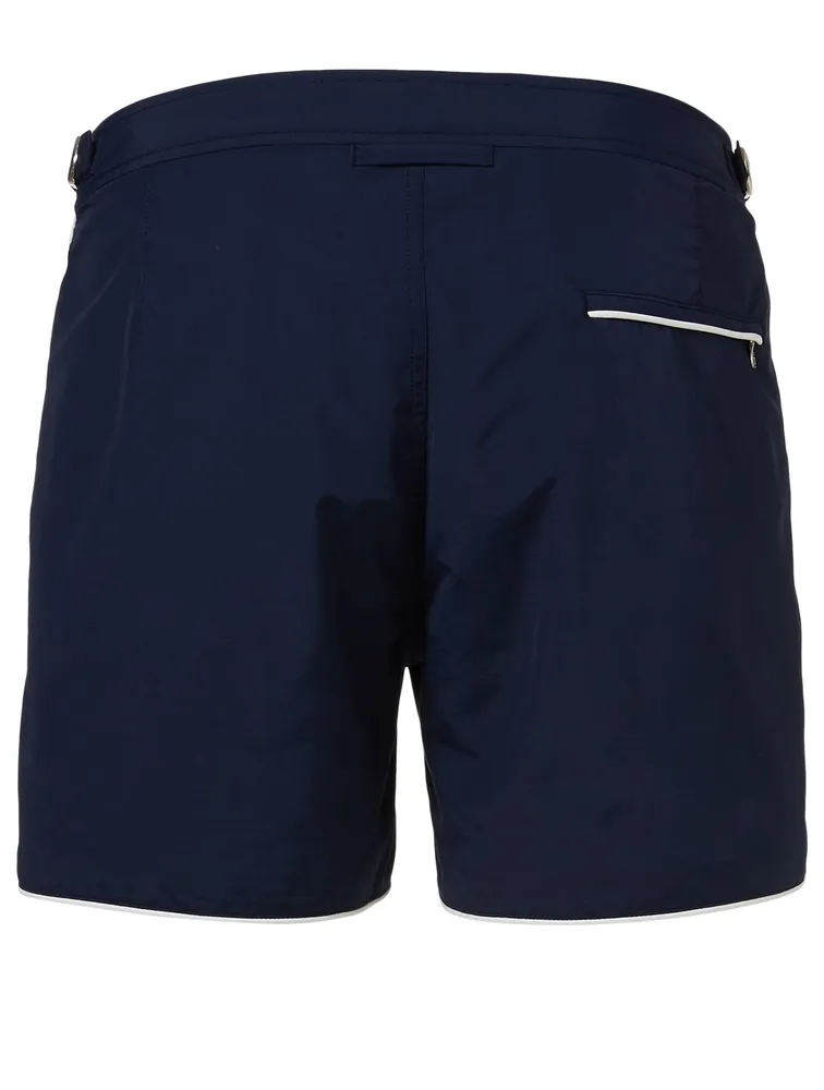 Setter Shorter-Length Swim Shorts With Piping