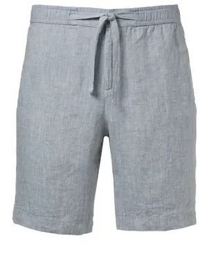 Harton Linen Relaxed-Fit Resort Shorts