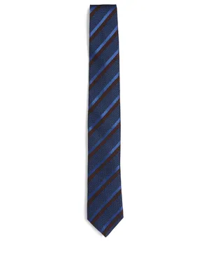 Striped Silk Tie