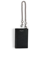 N/S Leather Chain Wallet