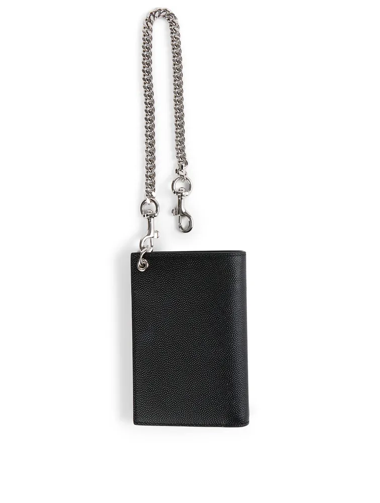 N/S Leather Chain Wallet
