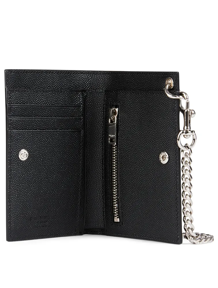 N/S Leather Chain Wallet